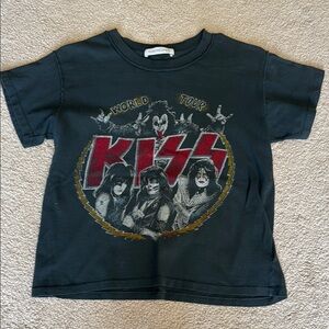 KISS World Tour Graphic Tee - Black